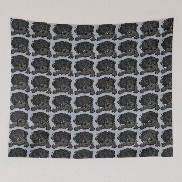 Item preview, Melanistic Reeves Turtle Japanese Pop Art designed and sold by Rie-TortoTurtle.