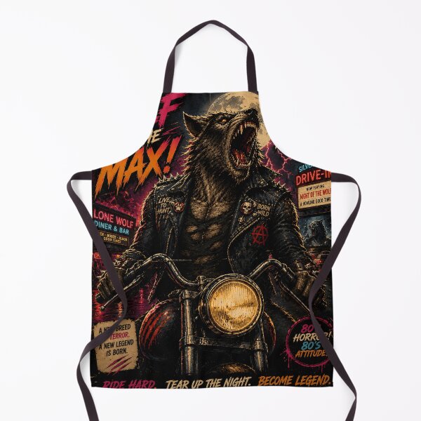Item preview, Werewolf Ripped Shirt Biker Art | Wolf to the Max Retro Horror Motorcycle Design designed and sold by The Confluence.