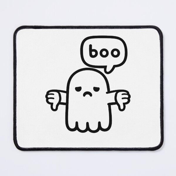 Item preview, Disapproving Ghost Double Thumbs Down (no white outline) Sticker designed and sold by Yrwil.