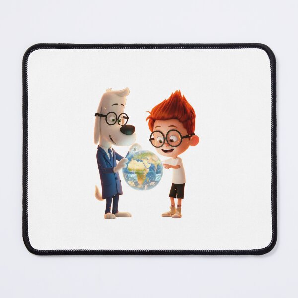 Item preview, Cute Smart Duo Globe Sticker | Cartoon Dog & Genius Boy PNG designed and sold by ashwin131.