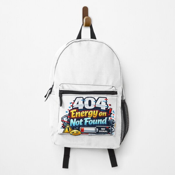 Item preview,  404 Energy Not Found Sticker designed and sold by BrightMindPrint.