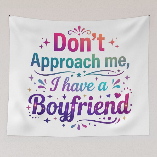 Item preview, i have a boyfriend, boyfriend t-shirt, gift for girlfriend, approach designed and sold by TrueArtVibes.