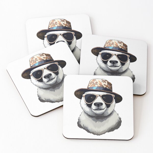 Item preview, Cool Panda With Fedora Sunglasses designed and sold by IN Tales.