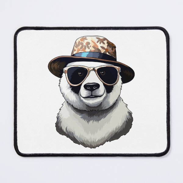 Item preview, Cool Panda With Fedora Sunglasses designed and sold by IN Tales.