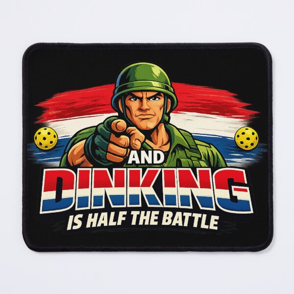 Item preview, And Dinking Is Half the Battle Vintage Pickleball designed and sold by Pickleball Globe.