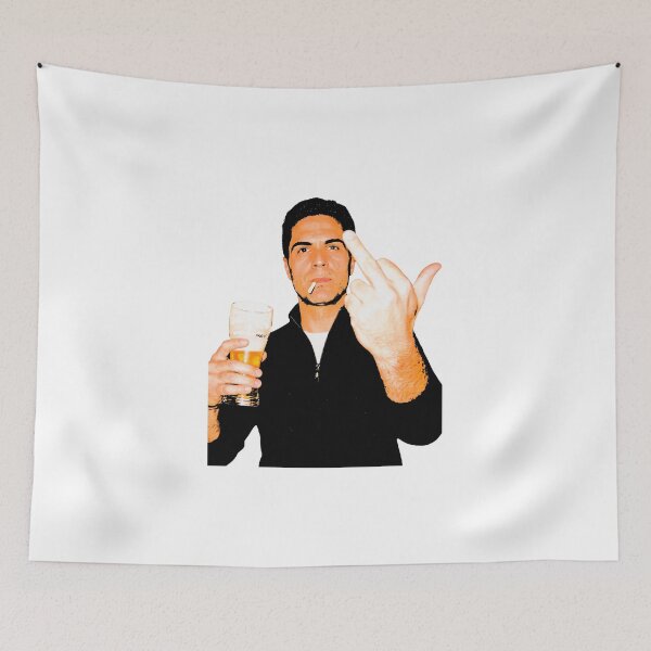 Item preview, Mikel Arteta Middle Finger designed and sold by FreshHub9.