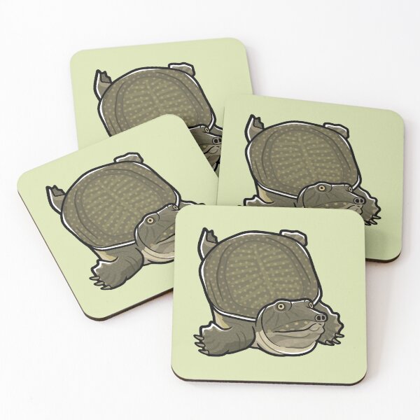 Item preview, Chinese Softshell Turtle Japanese Pop Art designed and sold by Rie-TortoTurtle.