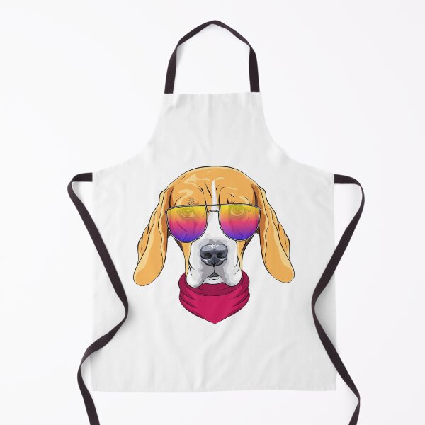 Item preview, Basset Hound With Rainbow Sunglasses Bandana designed and sold by IN Tales.