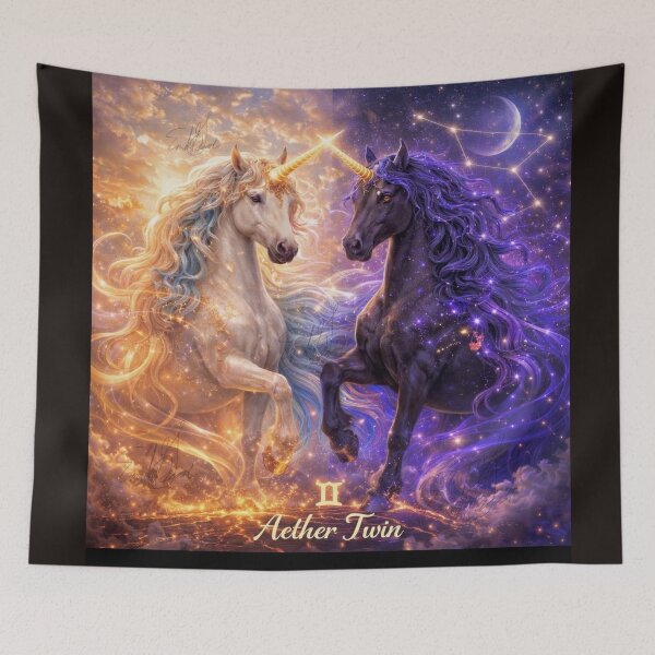 Item preview, May & June Share Gemini Twin Unicorn Zodiac  designed and sold by Ediblelove.