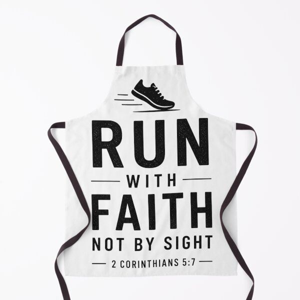 Item preview, Christian Runner Bible Verse Faith Running Motivation designed and sold by bosamji.
