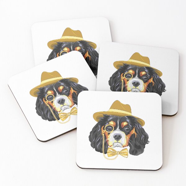 Item preview, Cavalier King Charles With Gold Hat designed and sold by IN Tales.