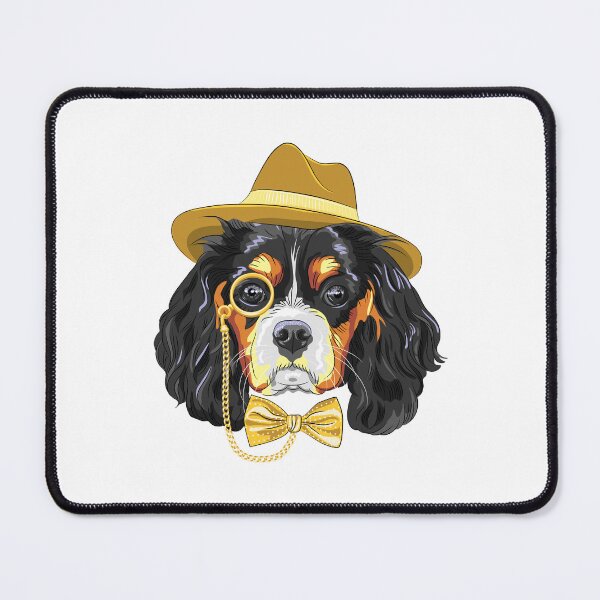 Item preview, Cavalier King Charles With Gold Hat designed and sold by IN Tales.