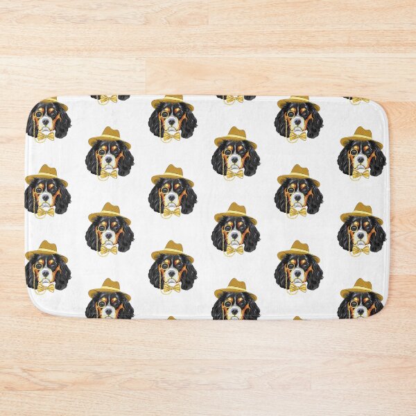 Item preview, Cavalier King Charles With Gold Hat designed and sold by IN Tales.