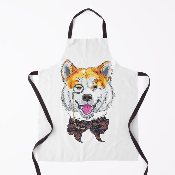 Item preview, Shiba Inu With Monocle Bow Tie designed and sold by IN Tales.