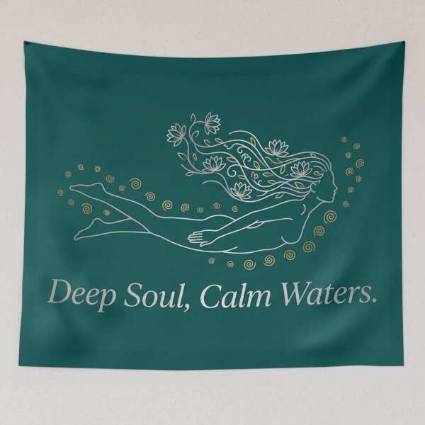 Item preview, Deep Soul Calm Waters – Slavic Mokosh Swimming Mindfulness designed and sold by InnerwayStudio.