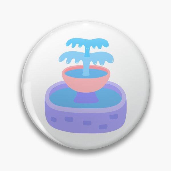 Item preview, Cute water fountain for city map element and public park designed and sold by nuchz.