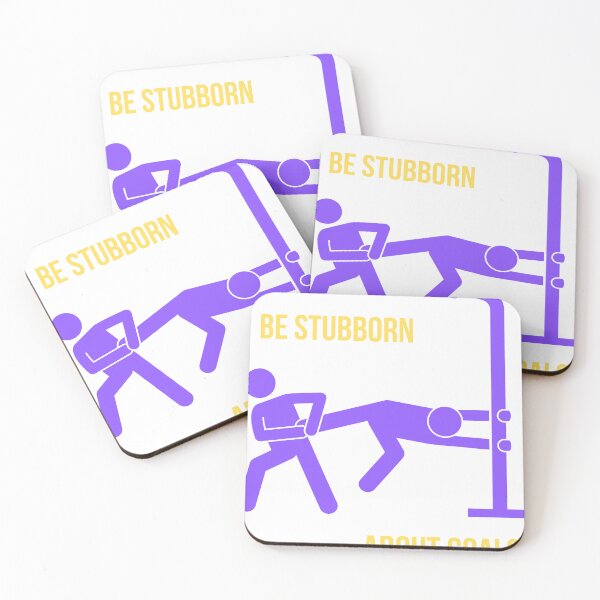Item preview, Be Stubborn About Goals Flexible About Methods Motivation T-Shirt | Goal Getter Gift #01 designed and sold by printiesss.