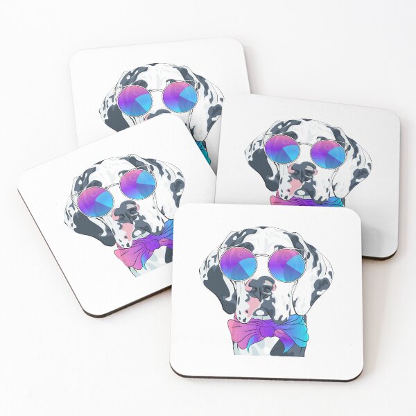 Item preview, Dalmatian With Rainbow Sunglasses Bow Tie designed and sold by IN Tales.