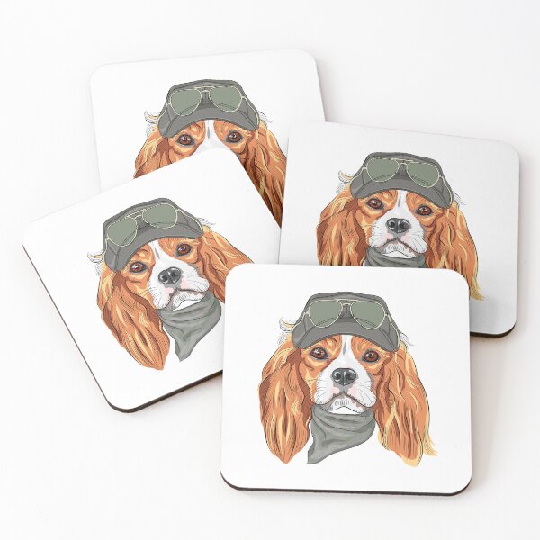 Item preview, Cavalier King Charles Spaniel Aviator Style designed and sold by IN Tales.