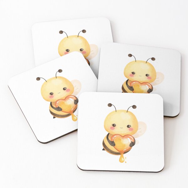 Item preview, Tender bee with a heart of honey designed and sold by MlleLAbeille.