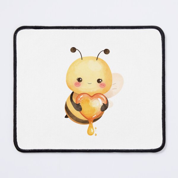 Item preview, Tender bee with a heart of honey designed and sold by MlleLAbeille.