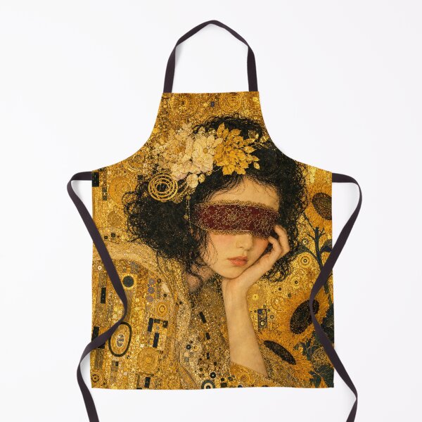 Item preview, Dark Academia Gold Luxury Sunflowers Portrait designed and sold by hepcat-plus.