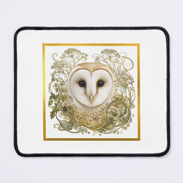 Item preview, Owl and flowers designed and sold by moths-minor.