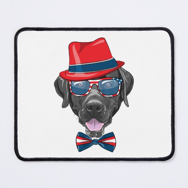 Item preview, Black Labrador With Red Hat Sunglasses designed and sold by IN Tales.
