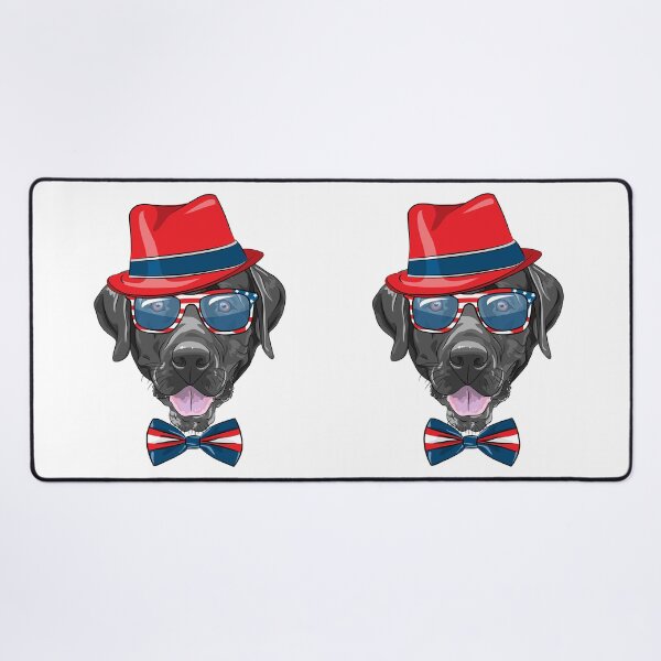 Item preview, Black Labrador With Red Hat Sunglasses designed and sold by IN Tales.