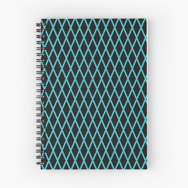 Item preview, Black And Turquoise Lattice Pattern designed and sold by pattern-archive.