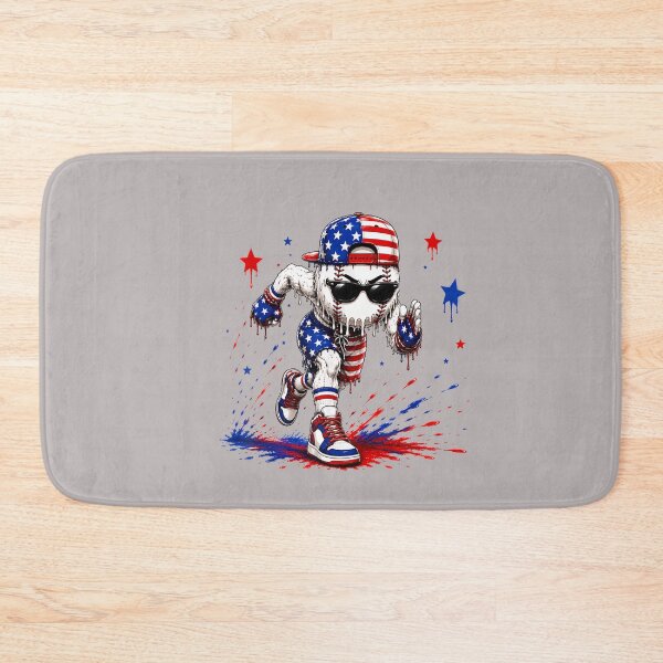 Item preview, 4th of July Baseball Drip Shirt Boys Kids Patriotic USA Flag designed and sold by mjohnson9.