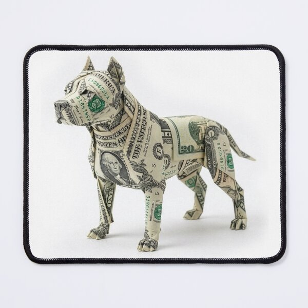 Item preview, Dollar Origami Pitbull Dog designed and sold by Vincent_Artist.