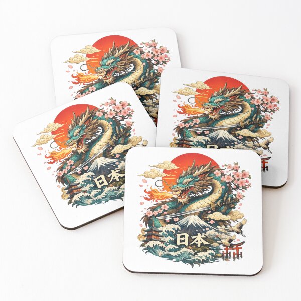 Item preview, Japanese Dragon Samurai T Shirt Vintage Anime designed and sold by yasinakmanart.