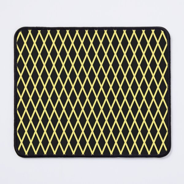 Item preview, Black And Yellow Lattice Pattern designed and sold by pattern-archive.