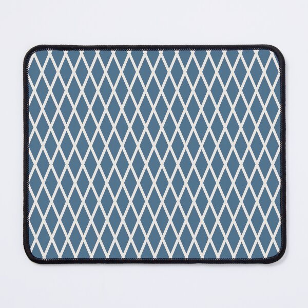 Item preview, Blue And Cream Lattice Pattern designed and sold by pattern-archive.