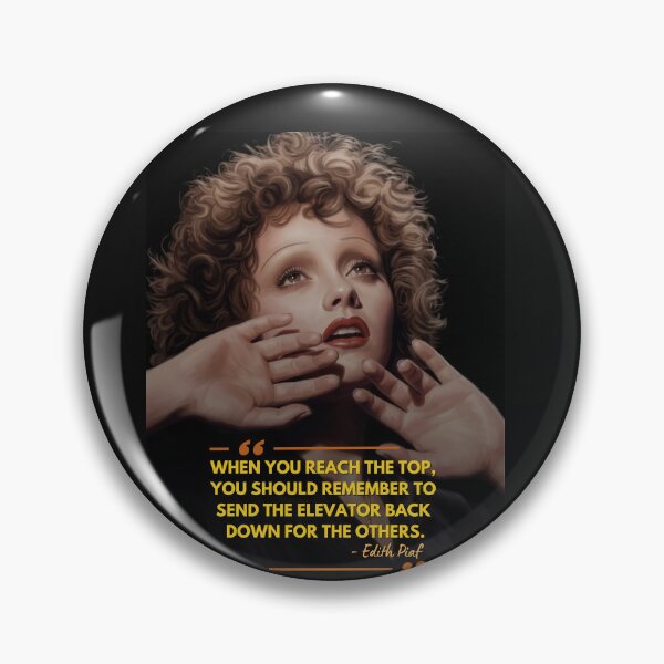 Item preview, Edith Piaf Quote Painted HD Art designed and sold by DiverseDazzle.