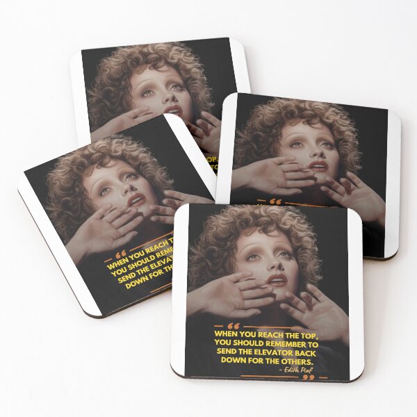 Item preview, Edith Piaf Quote Painted HD Art designed and sold by DiverseDazzle.
