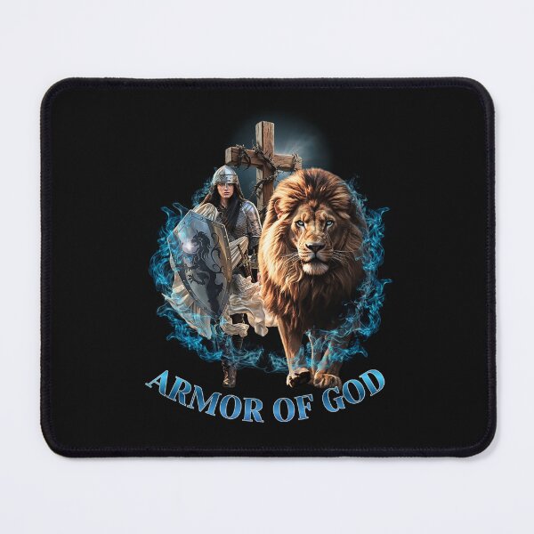 Item preview, Armor of God Warrior of the Cross designed and sold by Tripp Art Studio.
