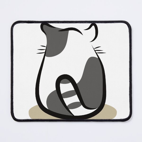 Item preview, Cute Stretching Cat: Feline Yoga Arching Back designed and sold by aimicat.