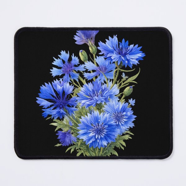 Item preview, Blue Cornflower Botanical Watercolor Floral Art designed and sold by MattyManiac.
