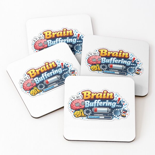 Item preview,  Brain Buffering Tech Sticker designed and sold by BrightMindPrint.