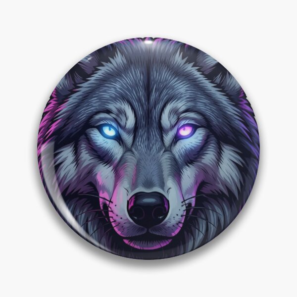 Item preview, Neon Wolf Head designed and sold by Kirrindy Designs.