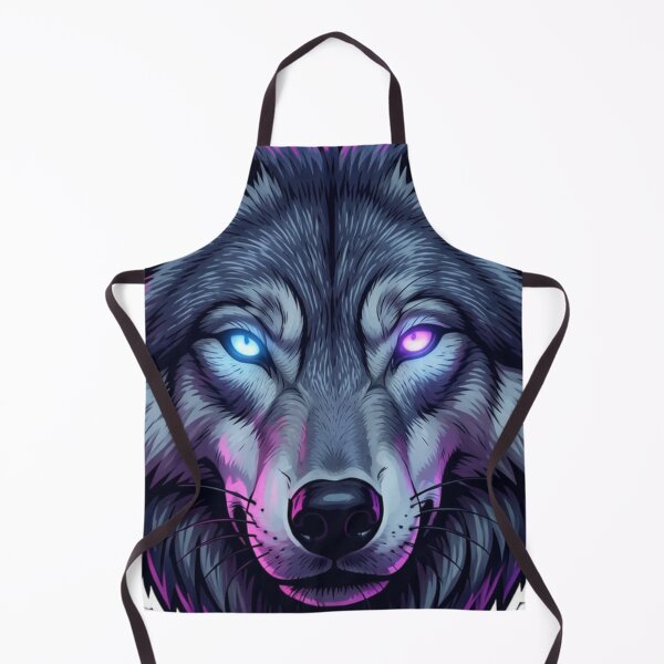Item preview, Neon Wolf Head designed and sold by Kirrindy Designs.