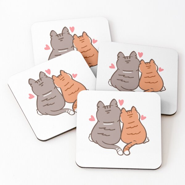 Item preview, Cute Cats Sitting Together in Love designed and sold by IN Tales.