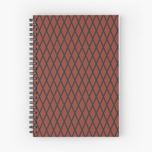 Item preview, Rust And Charcoal Lattice Pattern designed and sold by pattern-archive.
