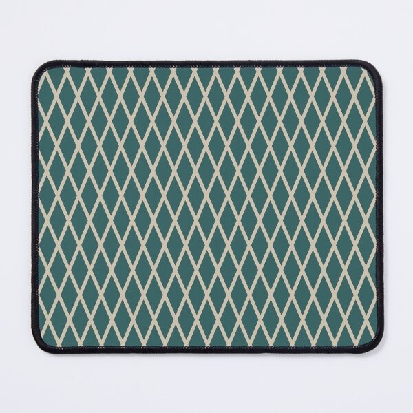 Item preview, Teal And Beige Lattice Pattern designed and sold by pattern-archive.