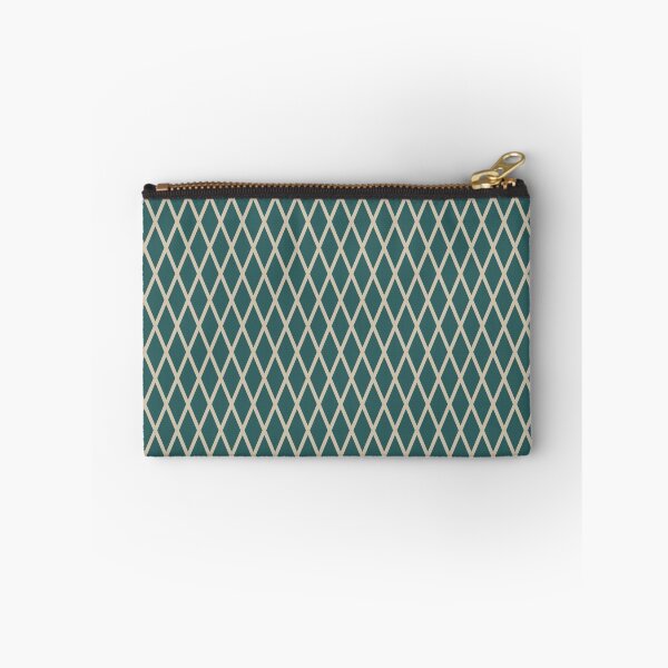 Item preview, Teal And Beige Lattice Pattern designed and sold by pattern-archive.