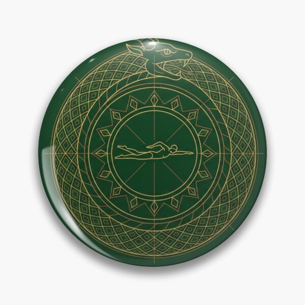 Item preview, Guided by the Current - Slavic Veles Serpent Mandala designed and sold by InnerwayStudio.