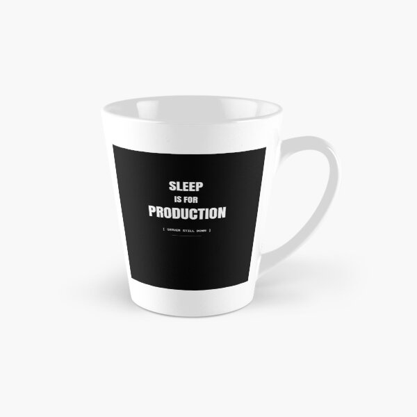 Item preview, Sleep Is For Production Funny Programmer T-Shirt designed and sold by BuggedThreads.