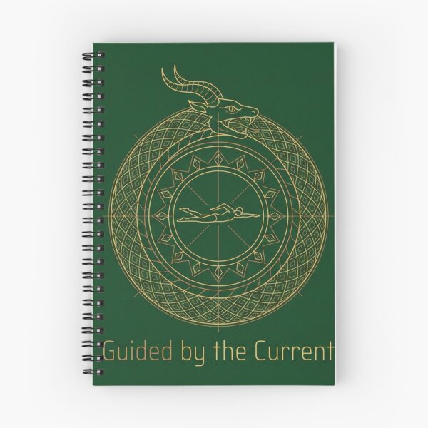 Item preview, Guided by the Current - Slavic Veles Serpent Mandala designed and sold by InnerwayStudio.